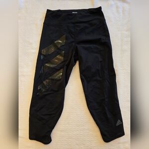 Adidas How We Do Capri 3/4 Legging. EUC Size Small.  Running Capri